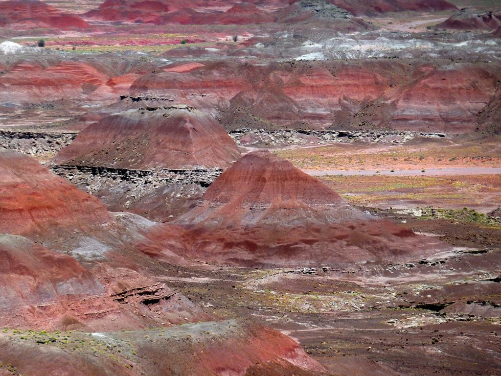 The Painted Desert is composed of colorful striped mounds, making this an incredibly unique backdrop for an elopement. 