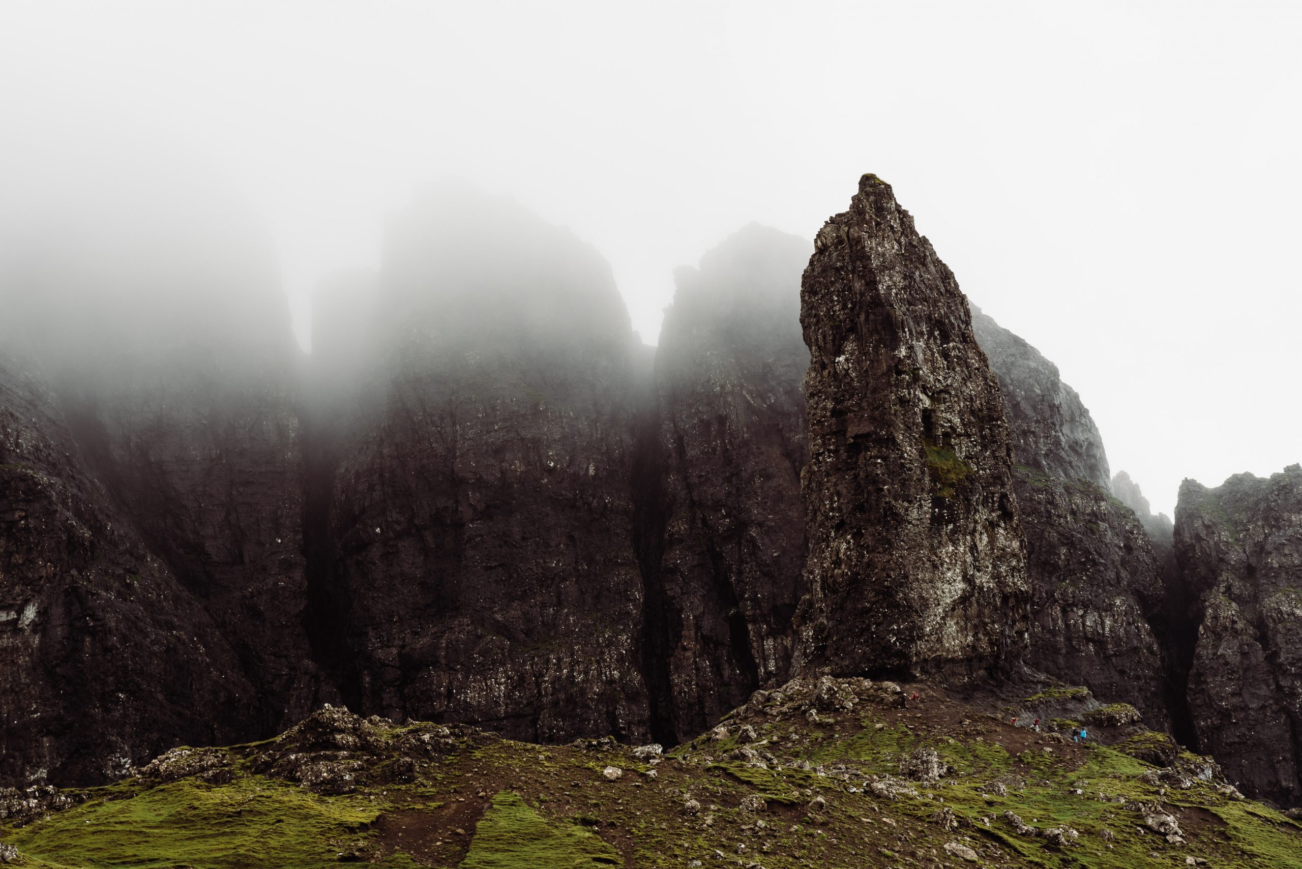 The Old Man of Storr on the Isle of Skye in Scotland for an adventurous elopement